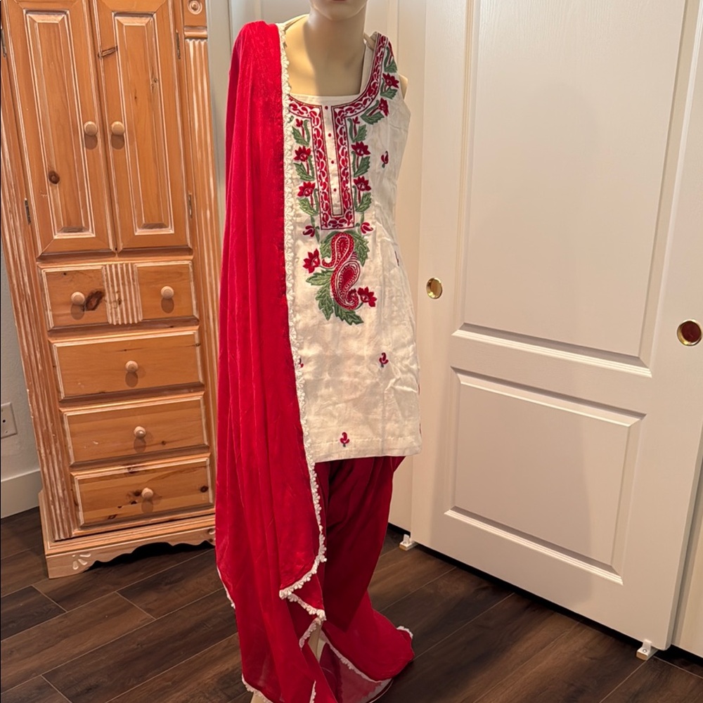 Brand New Hand Stitched Cotton Suit